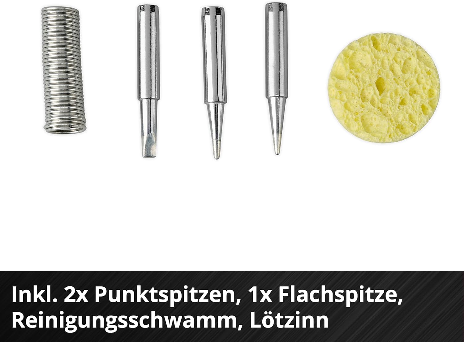 Einhell Akku-Lötkolben TE-SI 18/480 Li E - Solo Power X-Change (18 V, 200 °C - 480 °C, zum Weichlöten, LCD-Display, inkl. 2x Punktspitzen, 1x Flachspitze & Lötzinn)