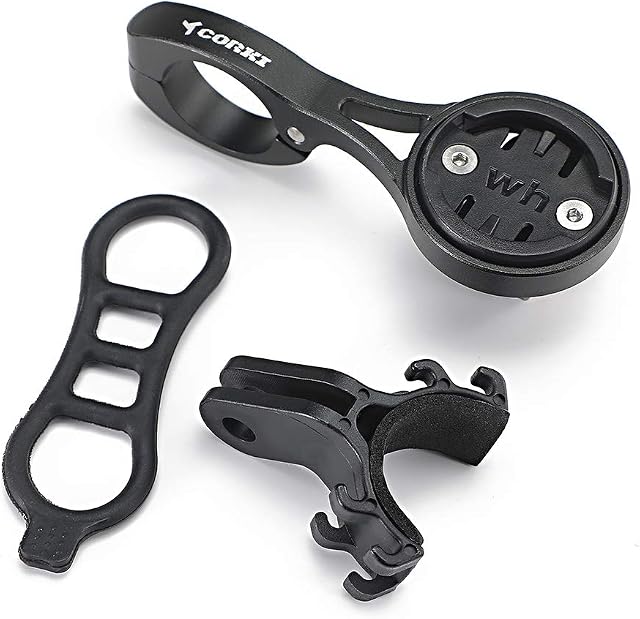 Corki Cycles TT Bike Mount,TT Handlebar Mount for Wahoo Cycling Computer ELEMNT BOLT/ELEMNT/ELEMNT MINI/ELEMNT ROAM Black Long Arm