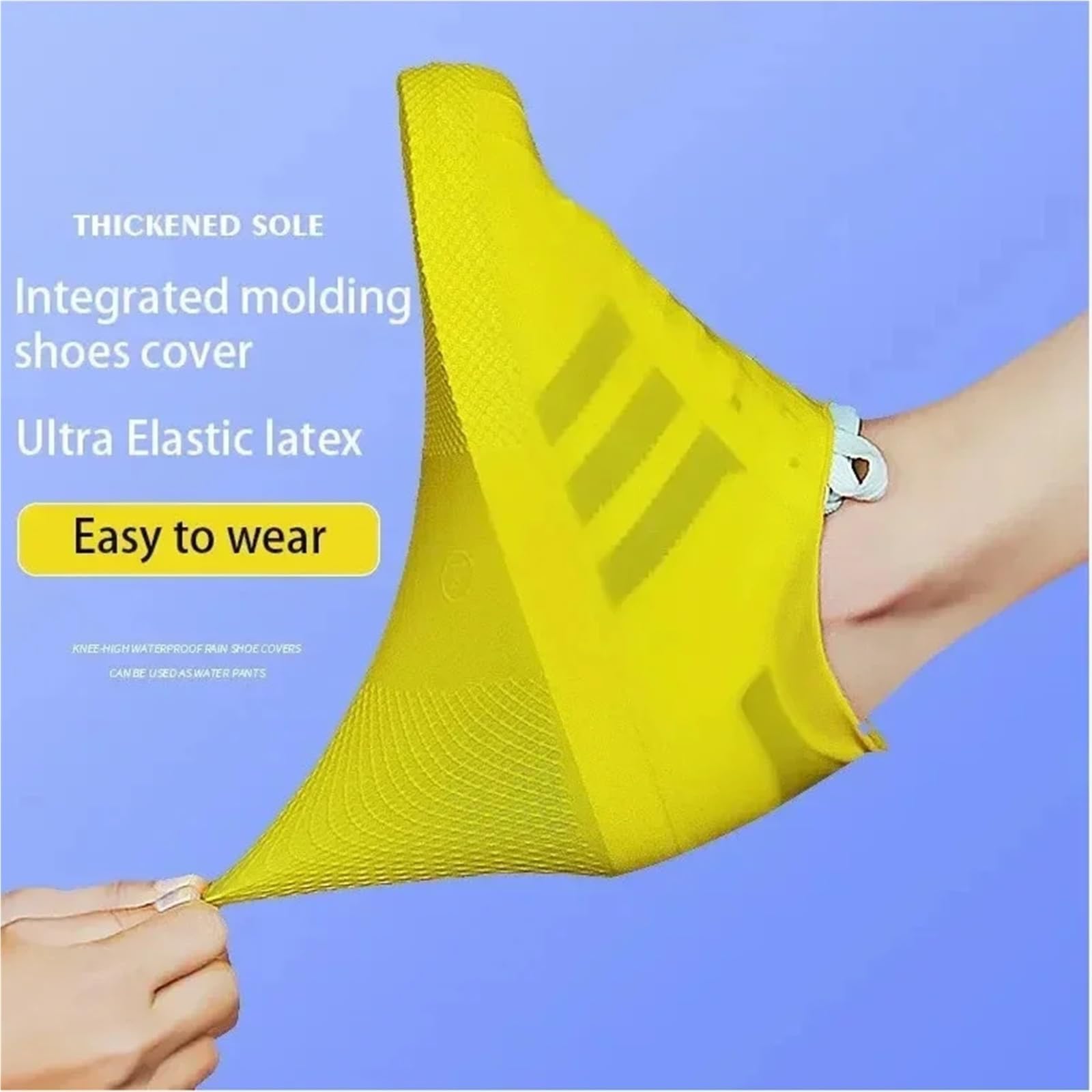 Lot de 10 paires de couvre-chaussures imperméables antidérapants en