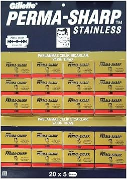Gillette Permasharp Shaving Razor 100 Cassette