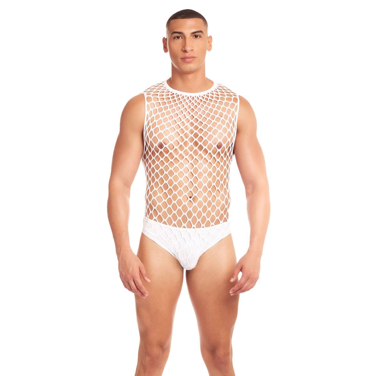 Rainbow Party White Lingerie Set L/XL