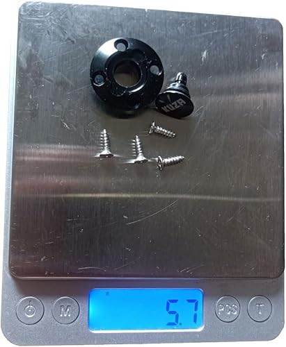 Miniatura 9 de JINOARC 3 piezas RC Fuel Dot Aluminio anodizado redondo Miracle Fuel Dot Filler para RC Gas Avión Barco, Avión Avión (negro)