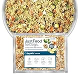 JustFoodForDogs Frozen Fresh Dog Food for Liver Health, RX Hepatic Support Low-Fat Human Grade Dog Food, 18 oz (Pack of 7)
