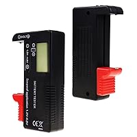 Vista 4 de Comprobador de batería digital, comprobador universal de batería para pilas AA AAA C D 9V 3.7V 1.5V - Portátil con precisión comprobar el nivel