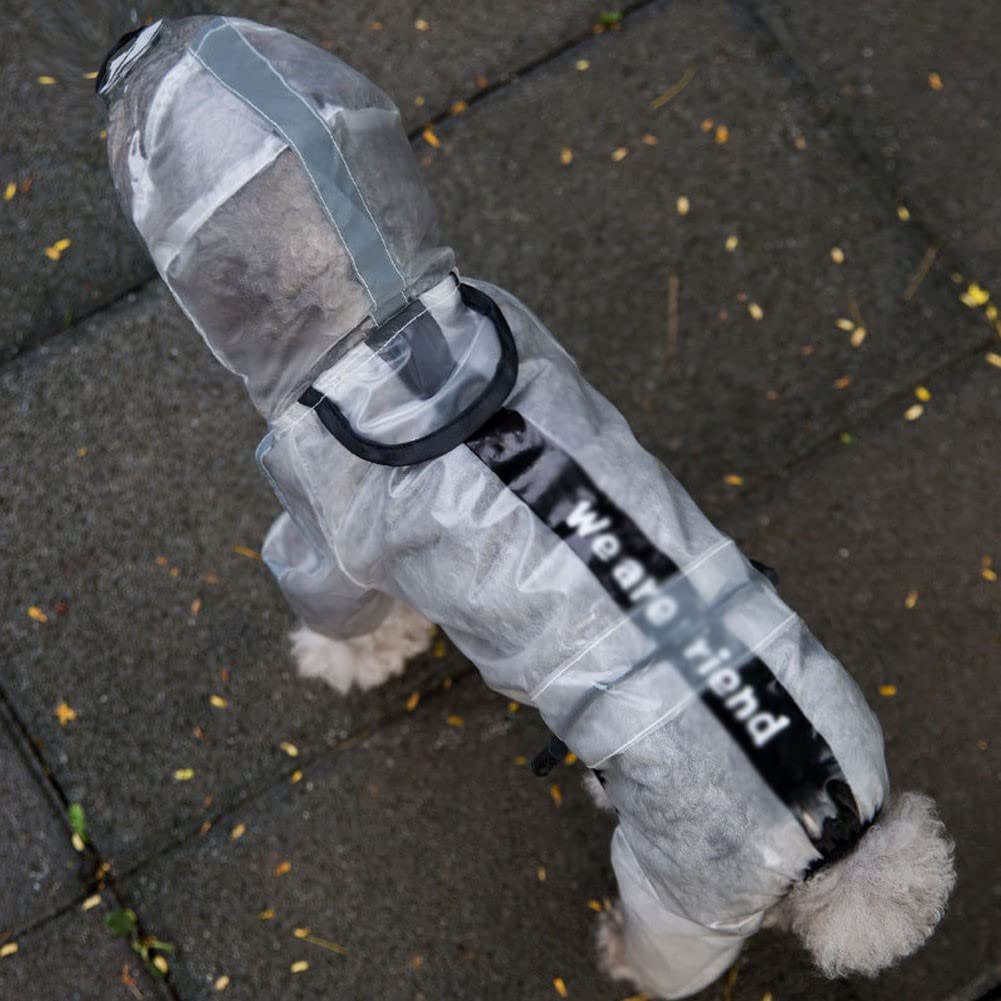 Manteaux imperméables pour Chiens Imperméable pour Chien avec Capuche et Sangle de Collier et Capuche, imperméable ultraléger Respirant 100% imperméable.(Color:2,Size:3XL)