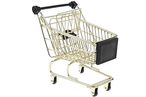FRECI Mini Shopping Cart Desktop Storage Basket