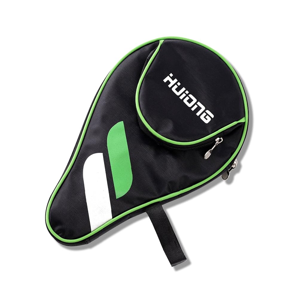 Table Tennis Racket Cover, Padel Paddle Case with Ball Storage Pocket, Table Menis Racket Cover for 2 Rackets and 3 Balls