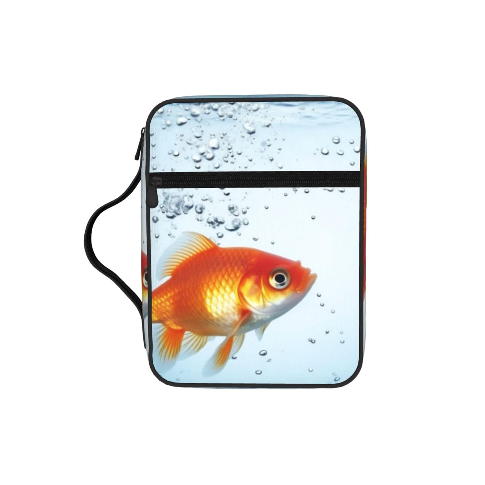 Fish In Water Bible Cover Case Waterproof Bible Bag With Handle Organizer Storage Book Cover For Bible Study