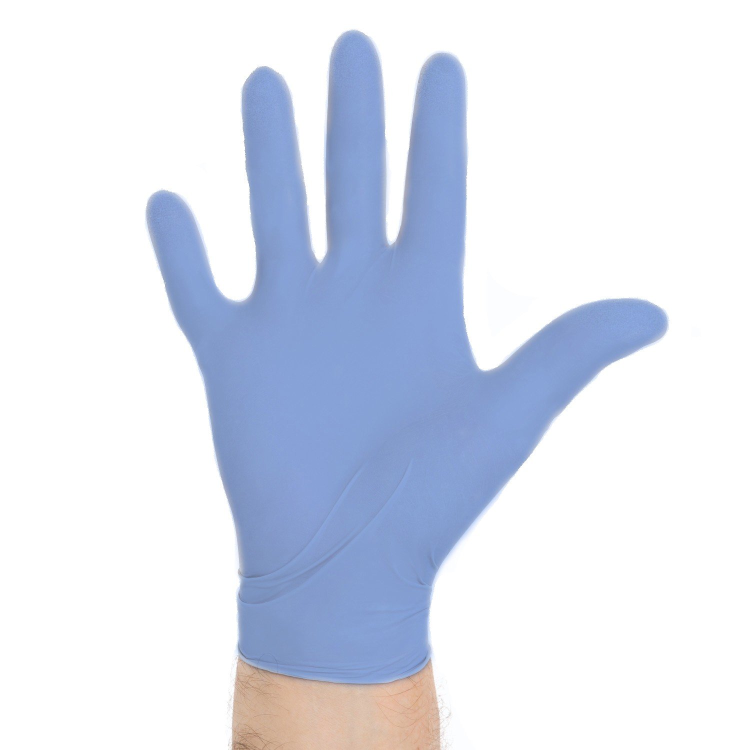 Halyard Health 43935-Case Aquasoft Blue Nitrile Exam Gloves, Large (Pack of 3000)