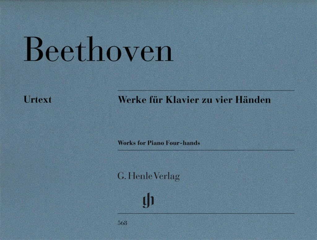 Works for Piano Four-hands piano (4 hands) revised edition, replaces HN 323 Beet