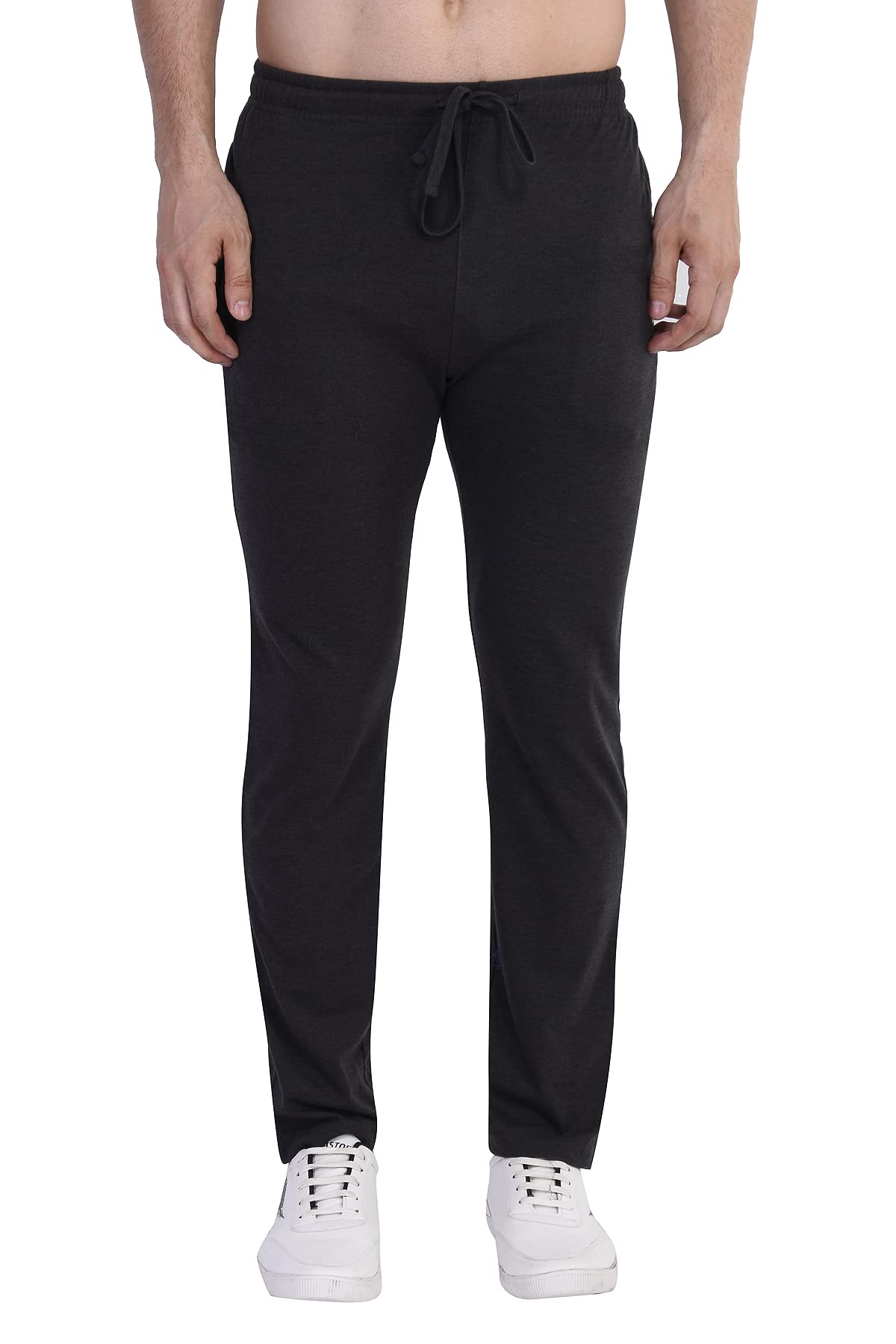 BOSCAGE WITH DEVICE Men's Cotton Blend with Single Jersey Casual wear Lower Regular fit with Elastic & Drawstring closure-AV9002