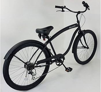 Amazon | 【ゆったり座れるロングボディー】変速ギヤ付き ブラック