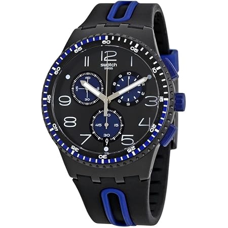 Swatch Orologio da Uomo Digitale al Quarzo con Cinturino in Silicone –  SUSB406 : Amazon.it: Orologi