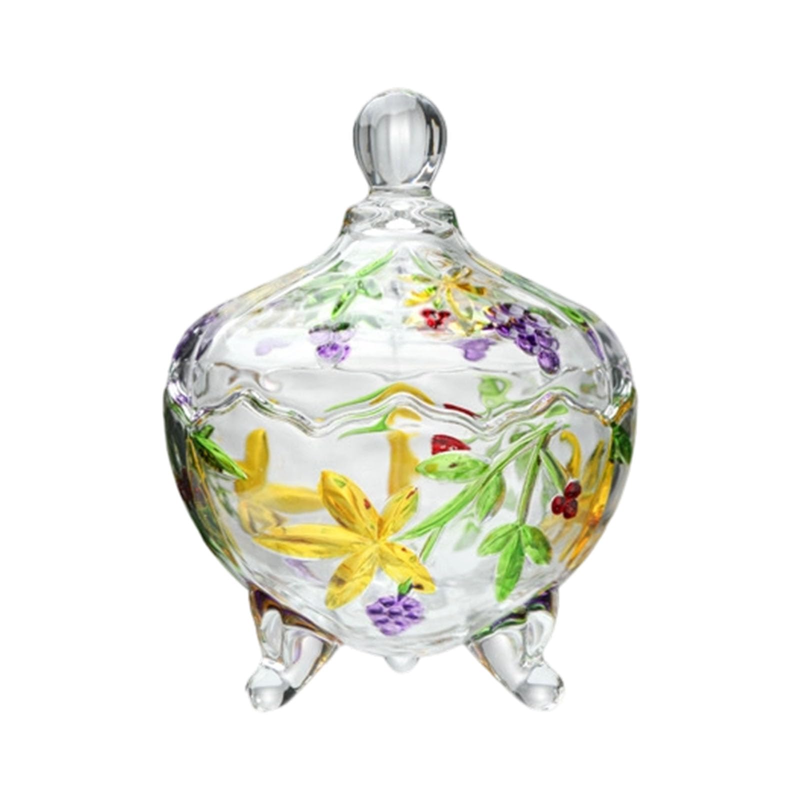 Kaeltsyn Storage Container Suitable for Candy, Snacks, and Party Treats Glass Treat Storage Jar