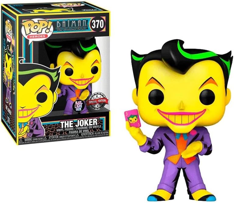 Pop! Heroes Batman 370 The Animated Series - The Joker Blacklight Special Edition