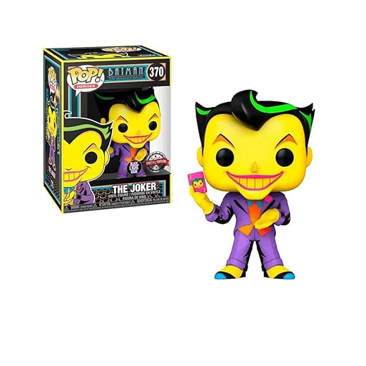 En Oferta Funko Pop Dc Black Light Joker Multicolor 51723