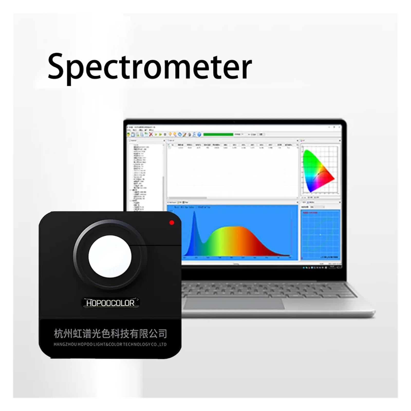 Espectrómetro Portátil, Espectrómetro De Luz Portátil HPCS310, Medidor CCT CRI, Prueba