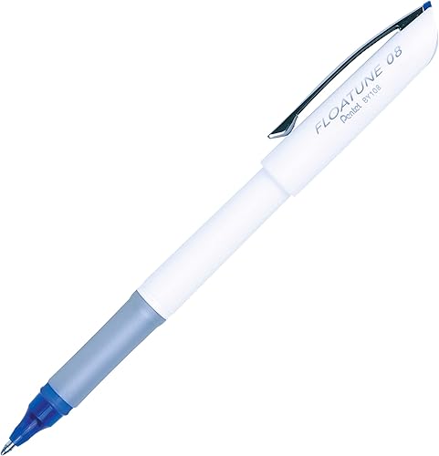 Miniatura 2 de Pentel Floatune Rollerball, línea media de 0.031 in, tinta azul, paquete de 12