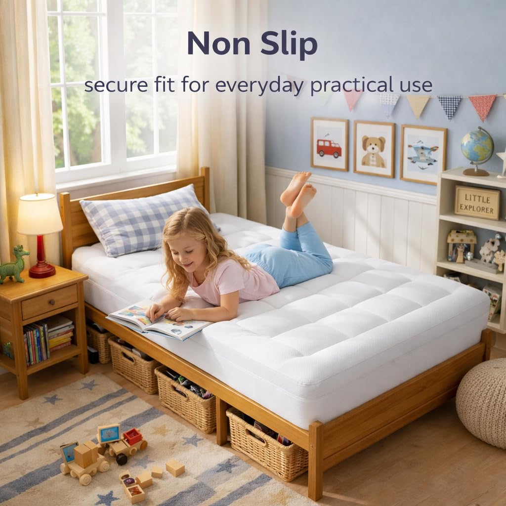Topper per materasso in MemoryFoam - alto 10 cm, sfoderabile, tessuto AloeVera | Correttore H10