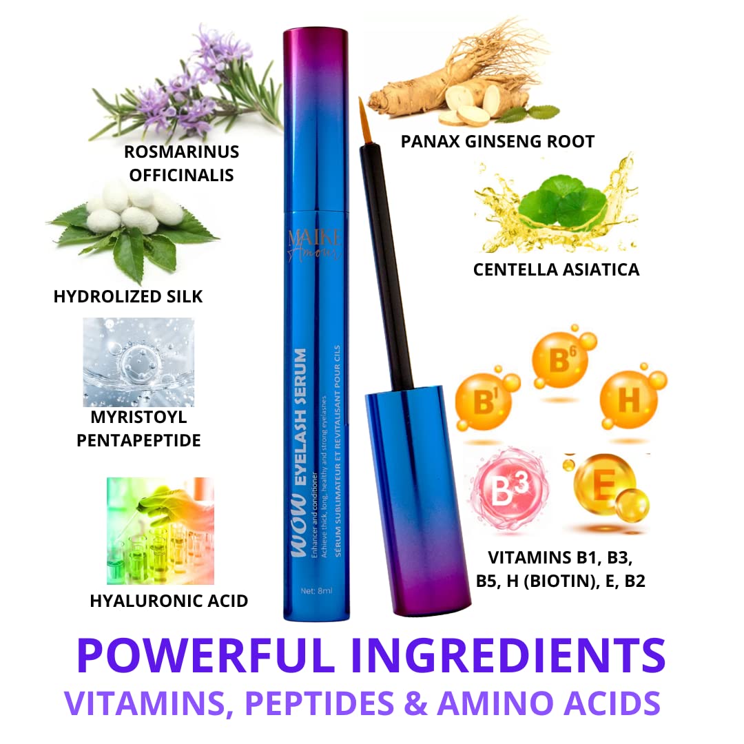 Amazon.com: Premium Eyelash Growth Serum. Achieves thicker, longer
