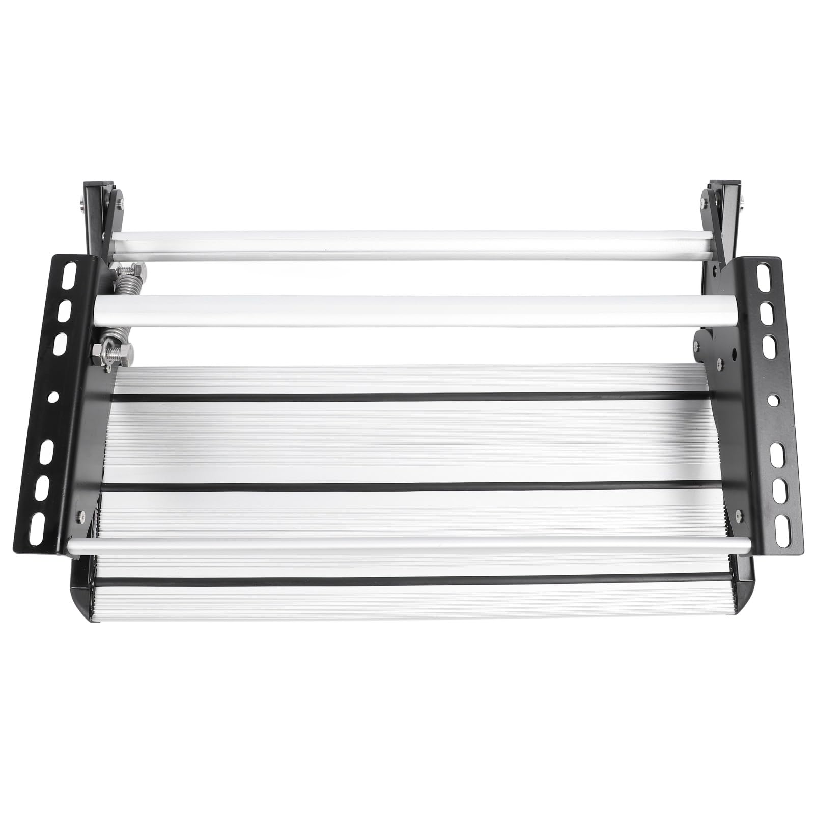 Wakects Escalón para Autocaravana, Escalera de Tijera Plegable de Aluminio, Antideslizante, Capacidad 200 Kg