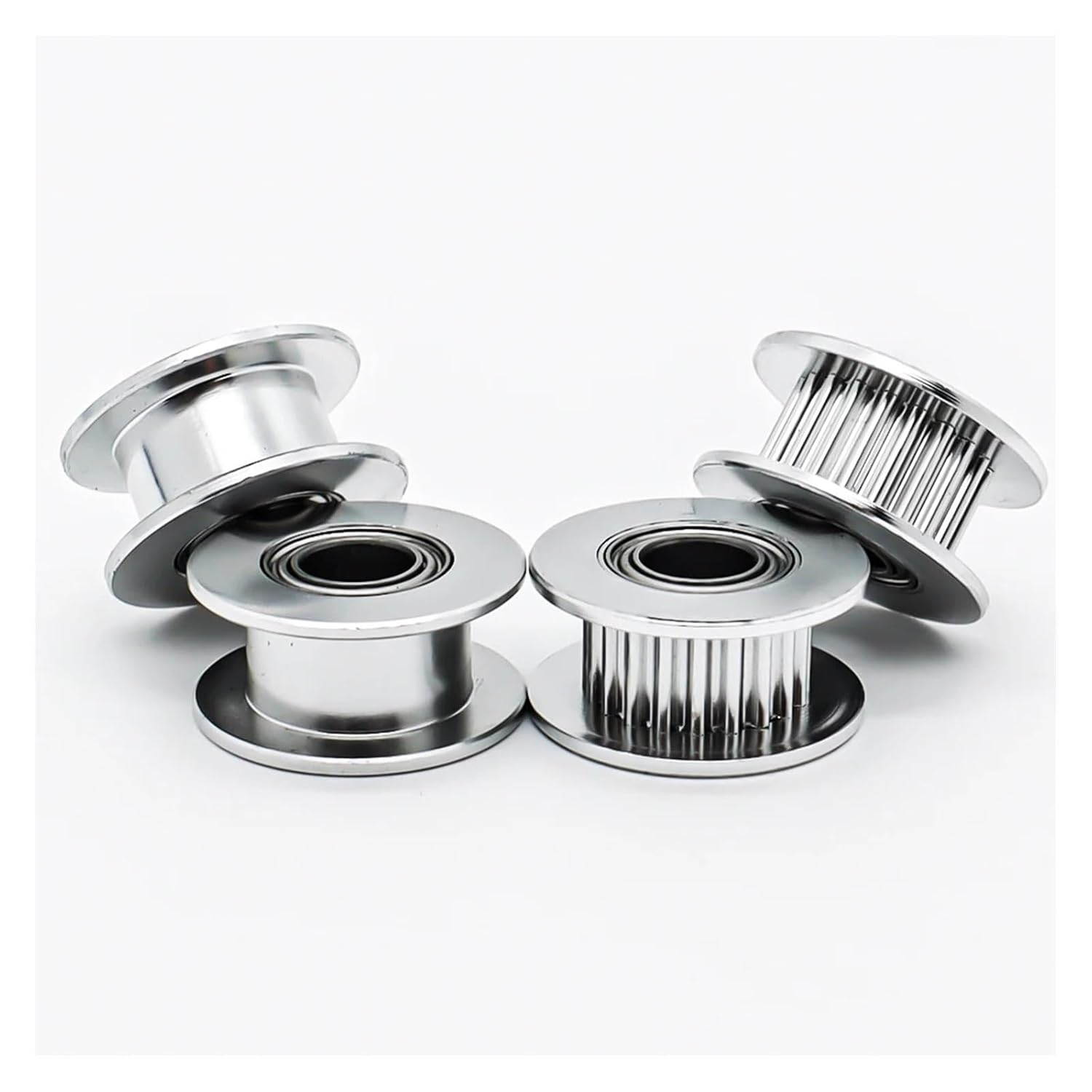 20-Tooth HTD Idler Pulley Inner Diameter 3/4/5/6/7/8/9/10mm, Timing Pulley Tooth Width 6/10/15mm, Timing Belt Pulley tensioner 20T(4mm,No Teeth 1pcs,15mm)