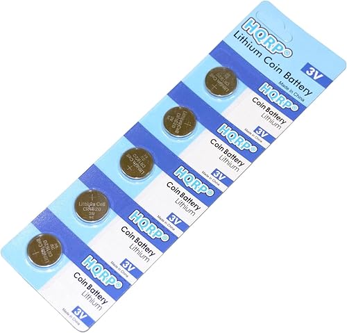 Miniatura 4 de HQRP Paquete de 5 baterías de litio compatibles con Casio Waveceptor WV50H-8AV / WV-57H / WV57HA1AV