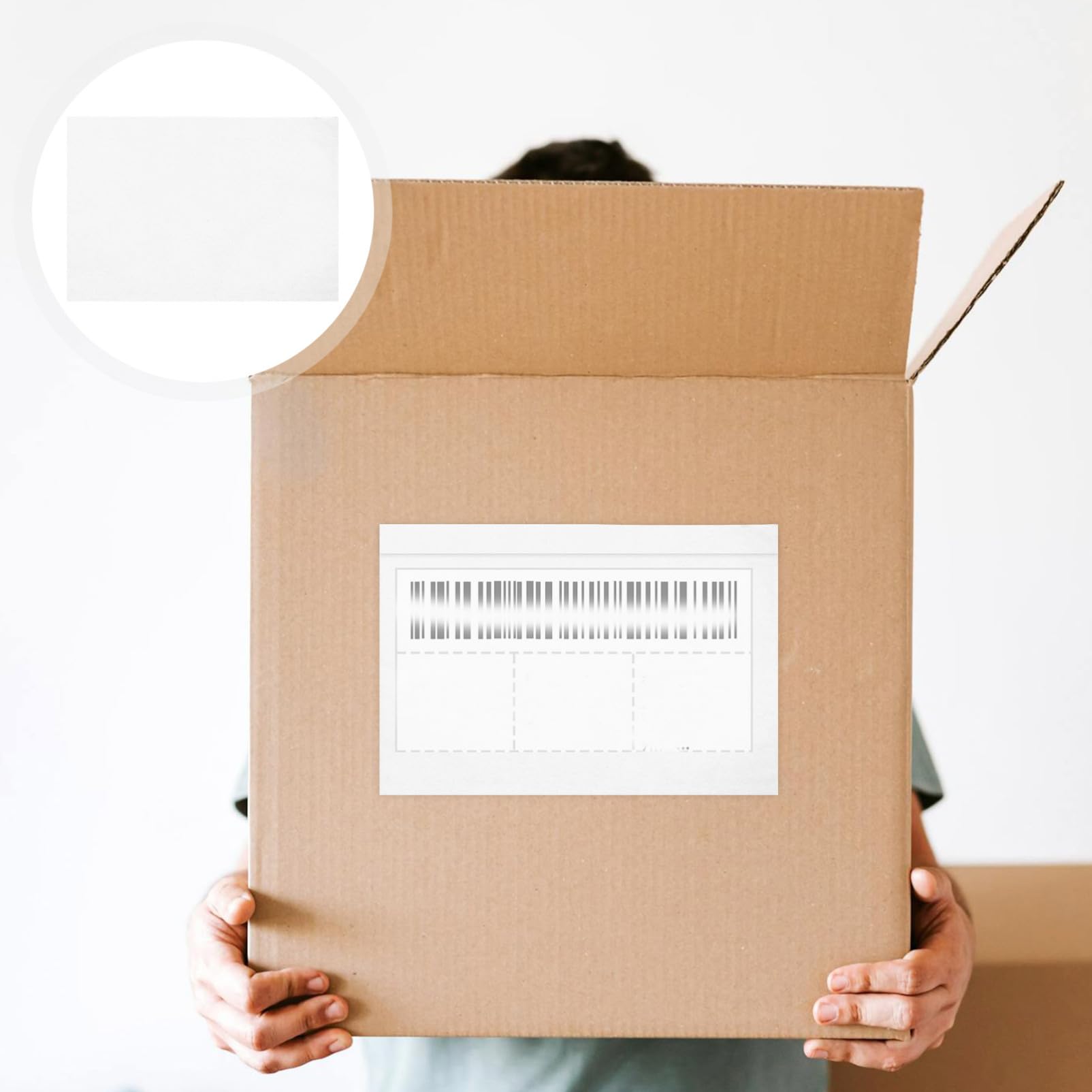 100pezzi Buste Trasparenti Per Spedizione Sacchetti Adesivi Per Documenti e Fatture Pouches Auto-adesivi Per Organizzazione e