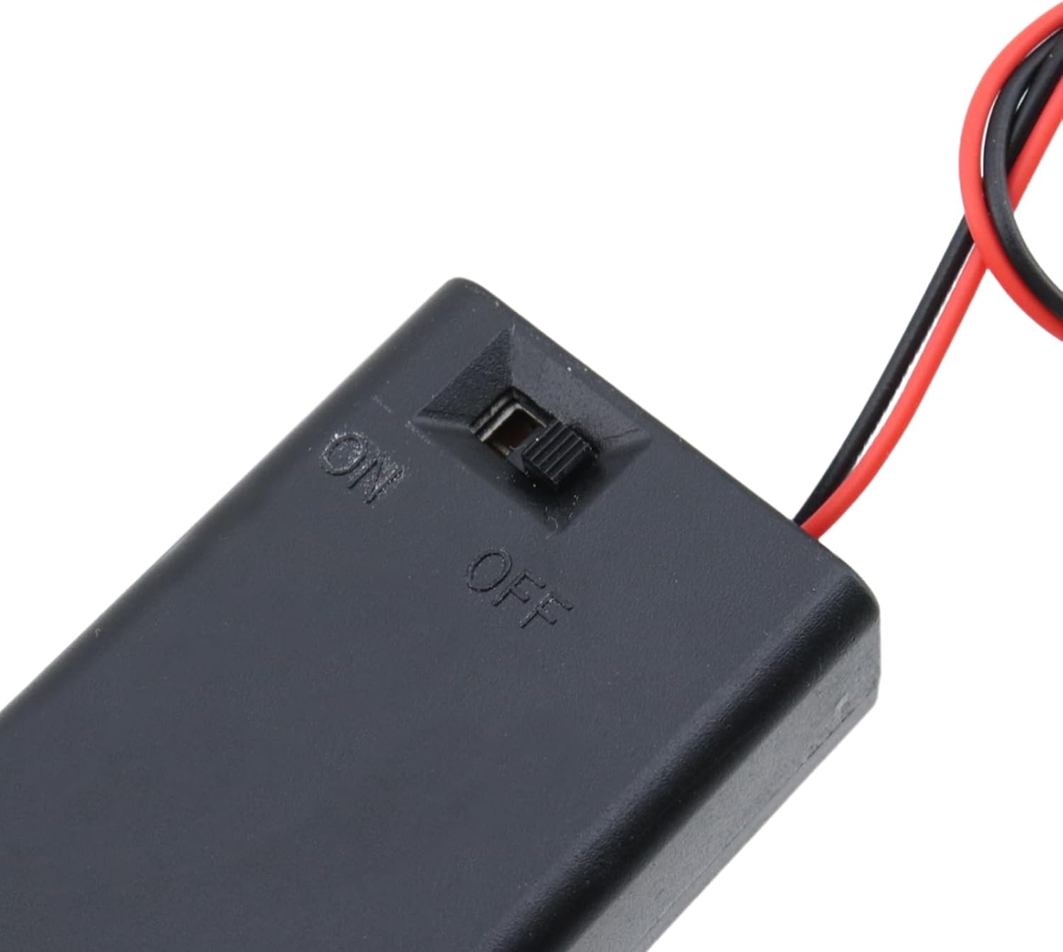 Semetall 40-Pack 2 × 1.5V AA Battery Holder with On/Off Switch & Wire Leads