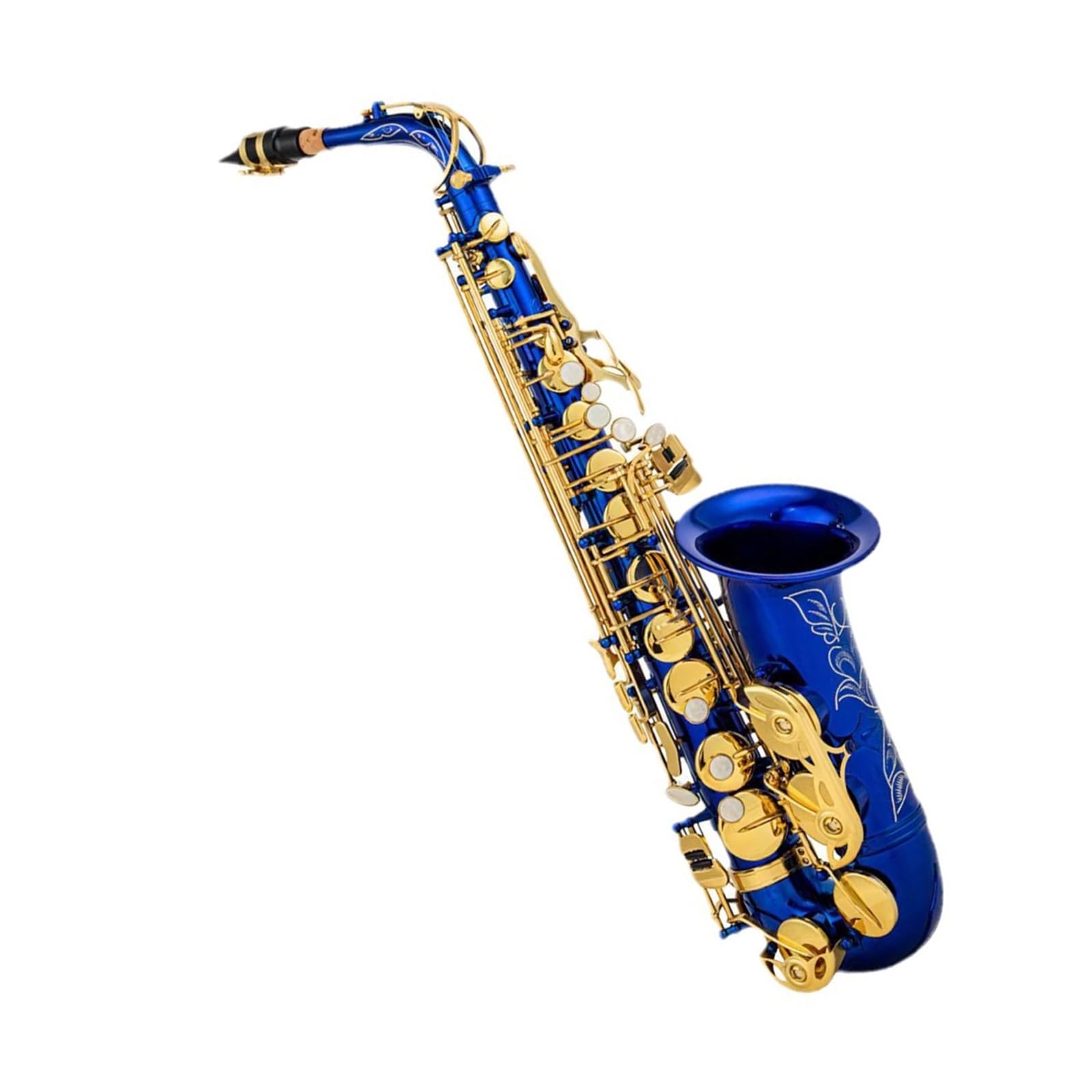 Sassofoni per gli amanti della musica Sassofono contralto in mi bemolle in ottone strumento da esibizione blu