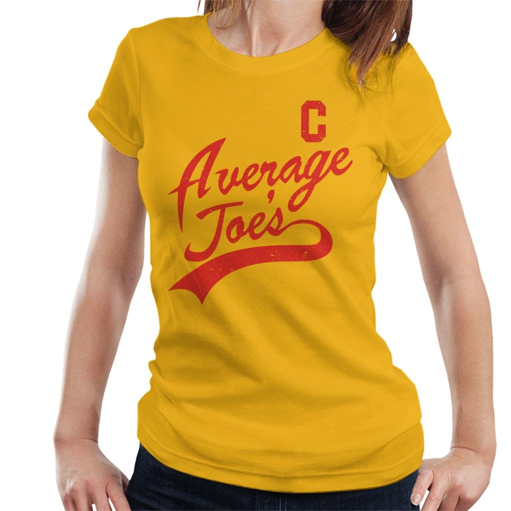 Cloud City 7 Average Joes Dodgeball Captain Women's T-Shirt Gold