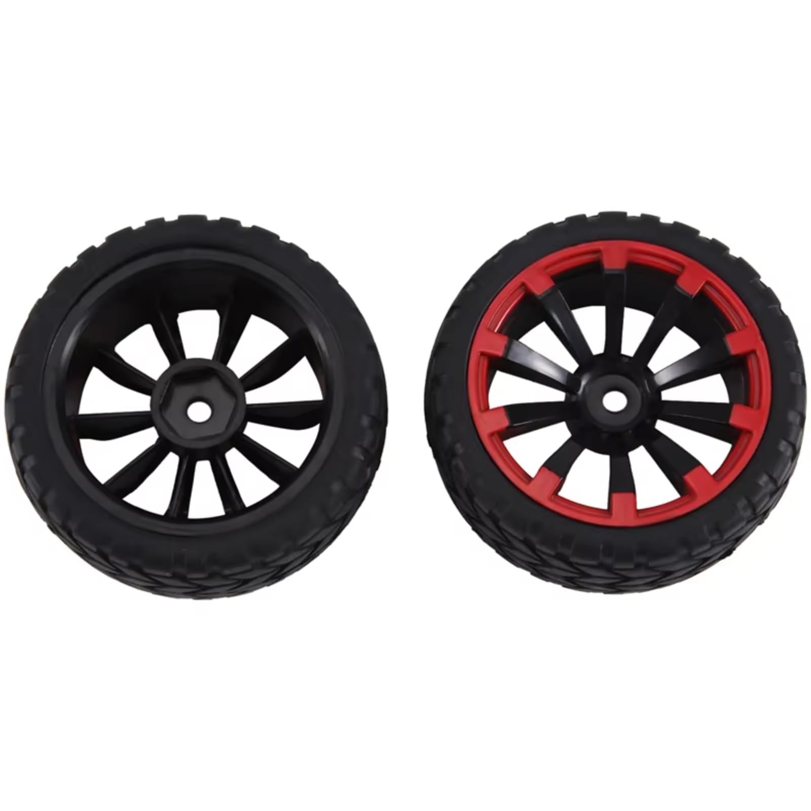 RC Pneumatici Ruote per 1/10 4 Pezzi Cerchi Esagonali da 12 Mm Pneumatici in Gomma da 2,59 Pollici RC Auto per Turismo su per Strada Accessori di Aggiornamento Parti di Ricambio(C)