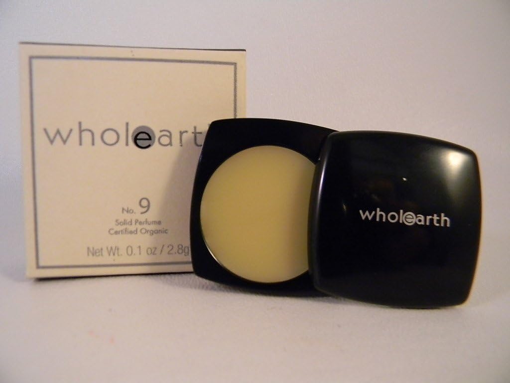 Wholearth No 9 Solid Perfume Certified Organic -0.1 Oz /2.8 G