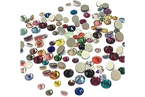 Assorted Mix Colors Flatback Swarovski Crystal Rhinestones