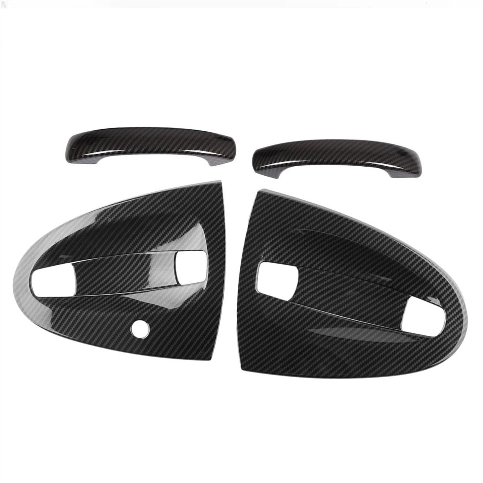 SLIMES 1 Set Car Exterior Door Handle Cover Trim for Smart for Fortwo 451 2009 2010 2011 2012 2013 2014 2015 Protection