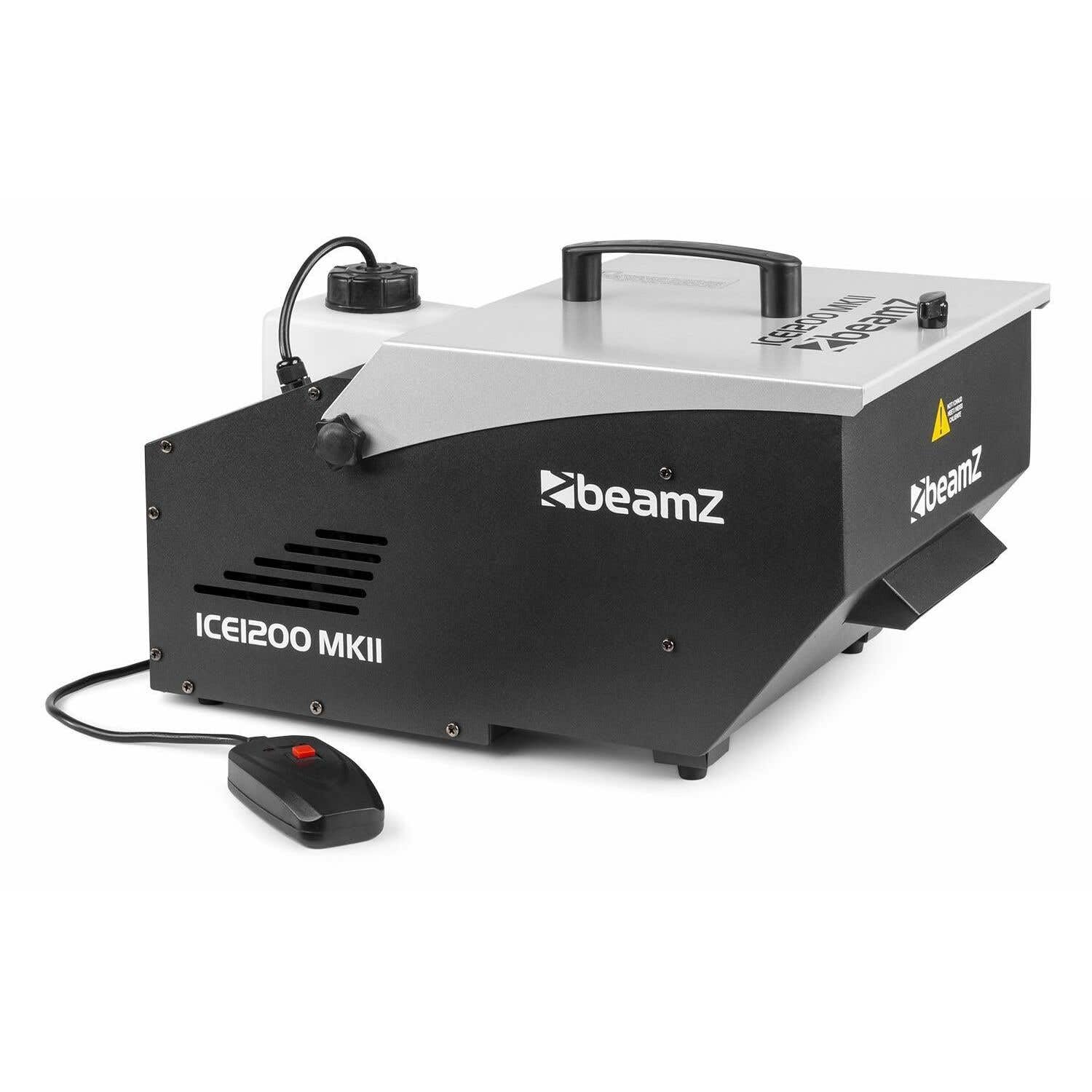 BeamZ ICE1200 MKII Bodennebelmaschine - Low Fog Machine, 1200 Watt Bodennebler, Rauchmaschine, Boden Nebelmaschine für Hochzeiten, Konzerte, Bühnenveranstaltungen und Partys
