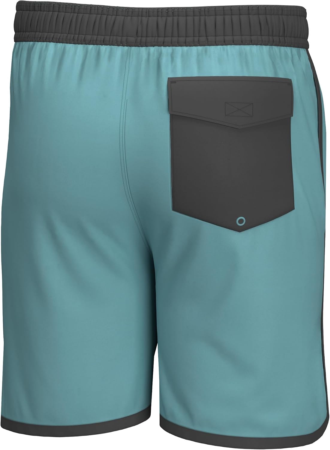 HUK Men's Long Caye Boardshort, 8" Fishing Board Shorts with Zipper Pockets