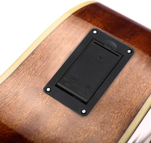 Miniatura 3 de VBESTLIFE Funda para caja de pastilla de guitarra, 9 V, cubierta de caja para guitarra y bajo, conector activo de pastilla