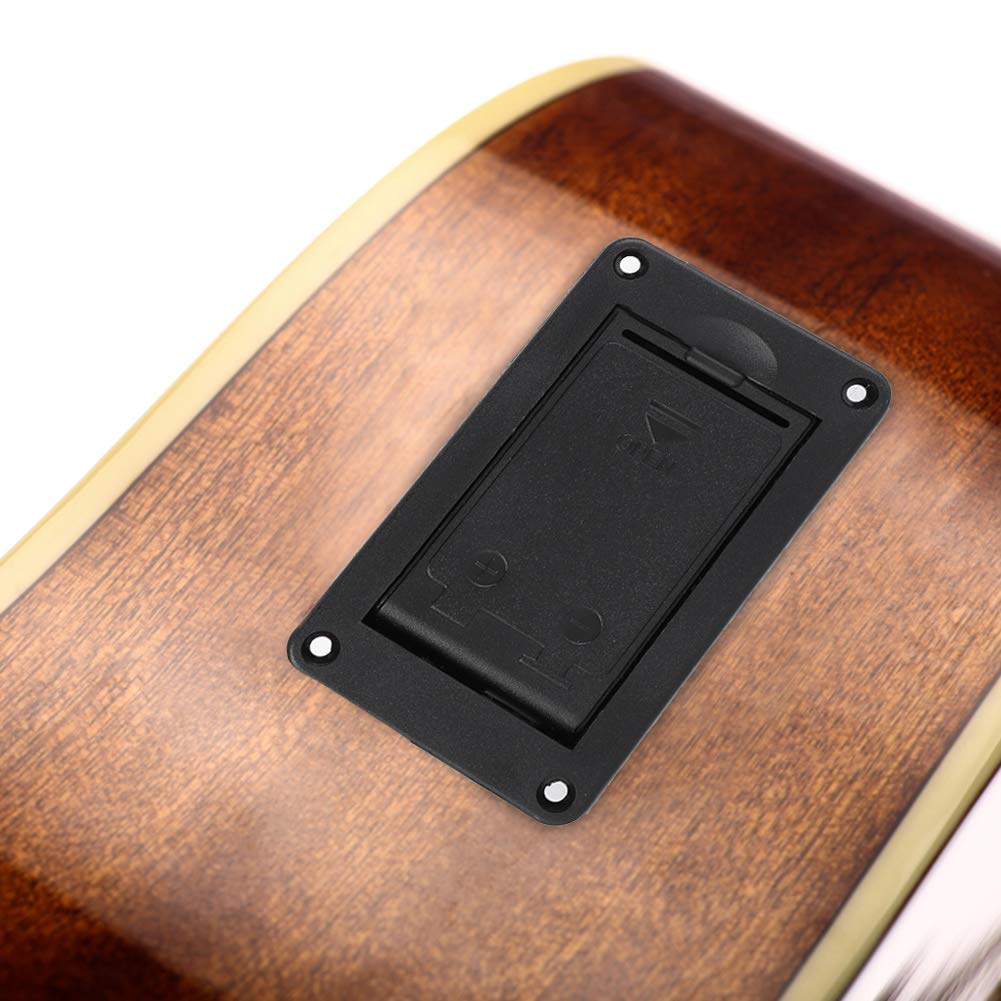Guitar Pickup Battery Holder 9V Battery Holder Case Box Cover for Guitar Bass Active Pickup Connector