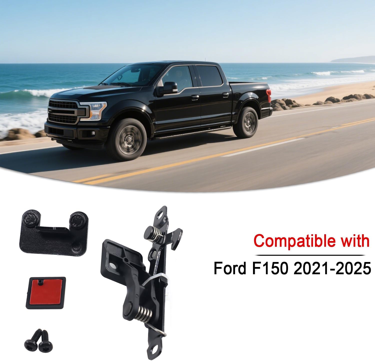 HC3Z-9943170-A Tailgate Flex Step Latch Control Kit Compatible with Ford F150 2021 2022 2023 2024 2025