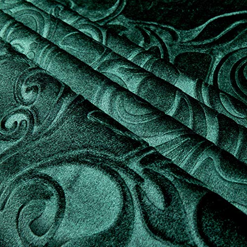 Unique Quality Fabrics LOBBY Embossed/Brocade Velvet Scroll By Unique Quality Fabrics thumb #1