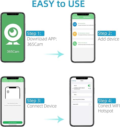 Miniatura 3 de Mini cámara inalámbrica WiFi HD 1080P cámara de seguridad para el hogar vigilancia bebé monitor con aplicación de teléfono celular Pequeñas cámaras