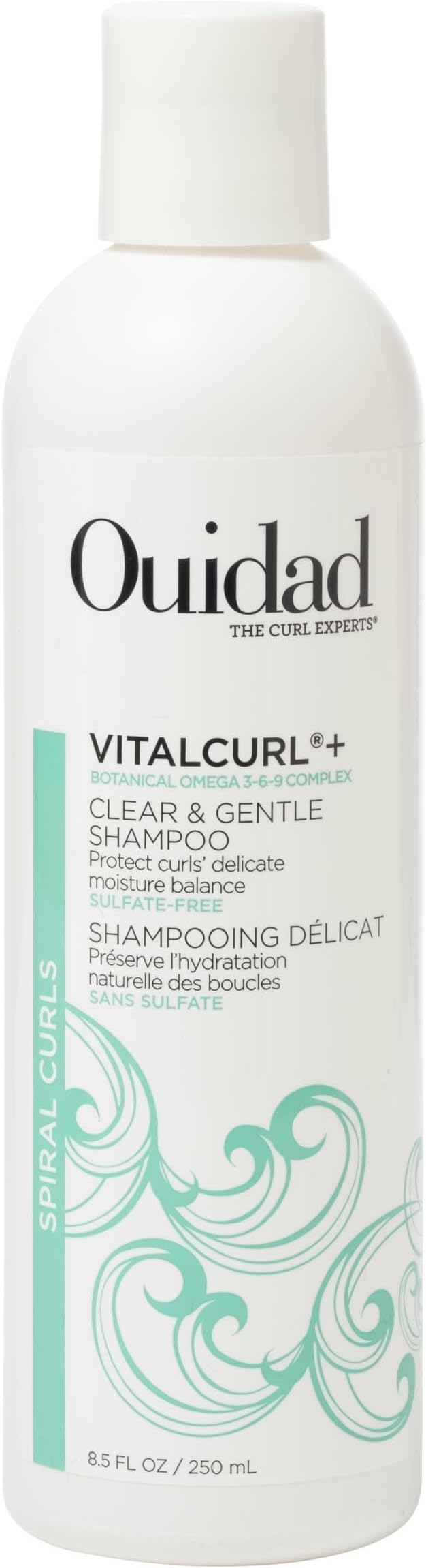 VitalCurl Plus Clear and Gentle Shampoo For Unisex 8.5 oz Shampoo