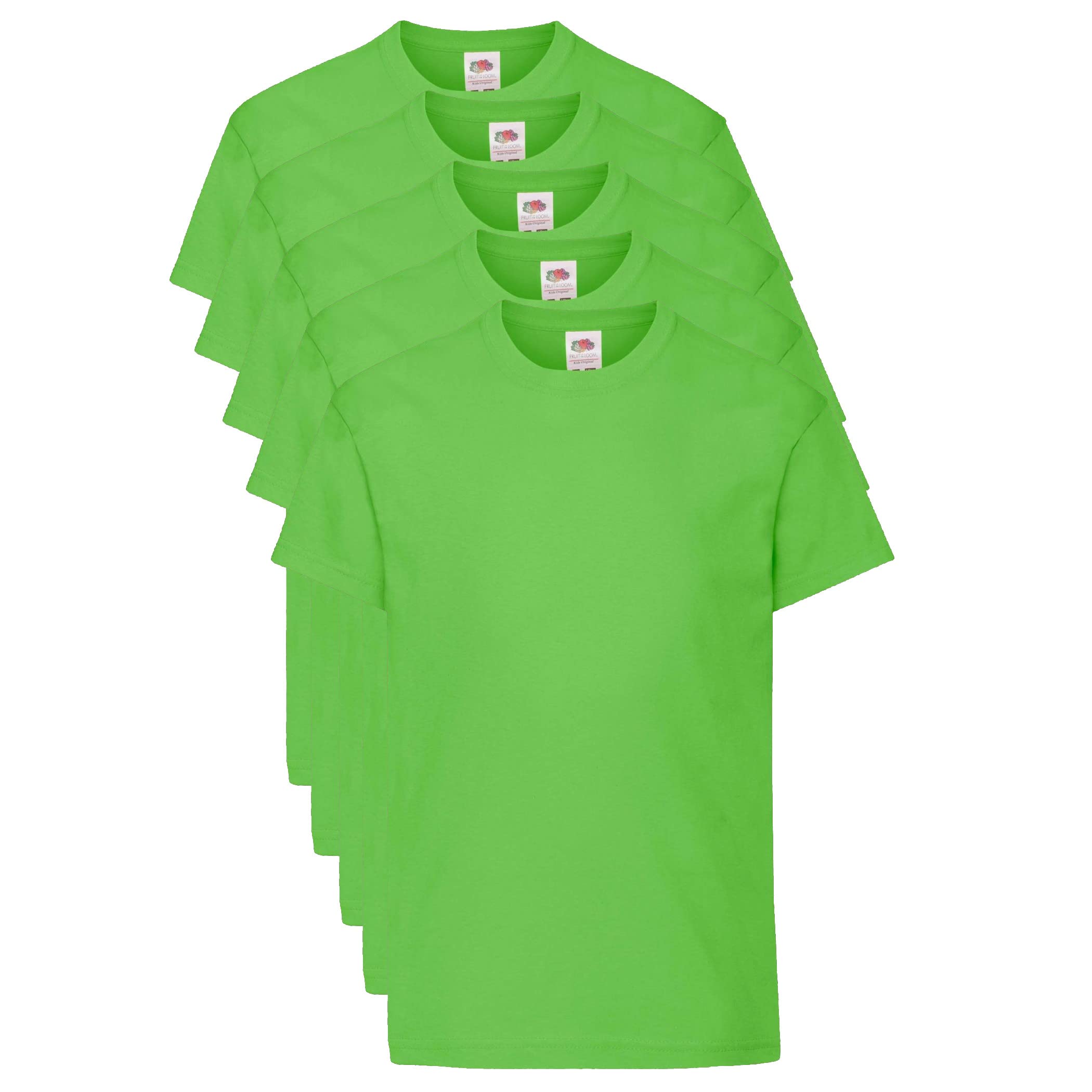 Fruit of The Loom Kid's Original T-Shirt Pack of 5