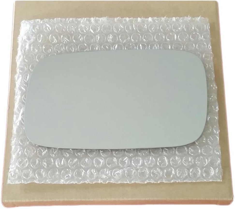 Mirror Glass and Adhesive for 99-02 Saab 9-3/99-02 Saab 9-5/95-98 Saab 900 Driver Left Side Replacement