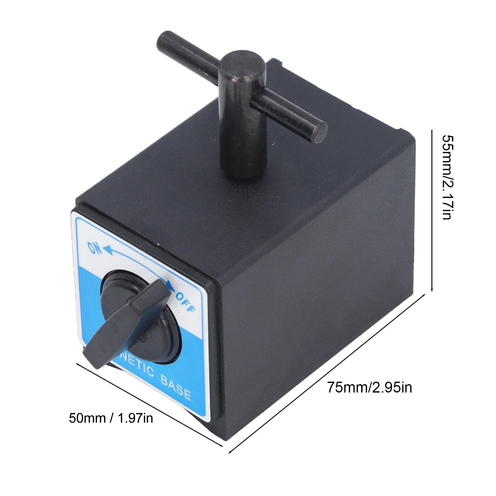 Base Magnétique Magnétique 100 Kg Force D'aspiration 100 Kg Force M8 Contexte de Base Magnétique avec Interrupteur pour le Traitement Mécanique