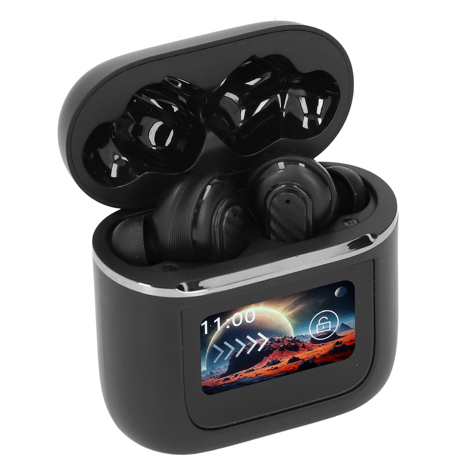 Auricolari Bluetooth HiFi Wireless con riduzione del rumore per corsa, sport e gioco, 2 unità (nero)