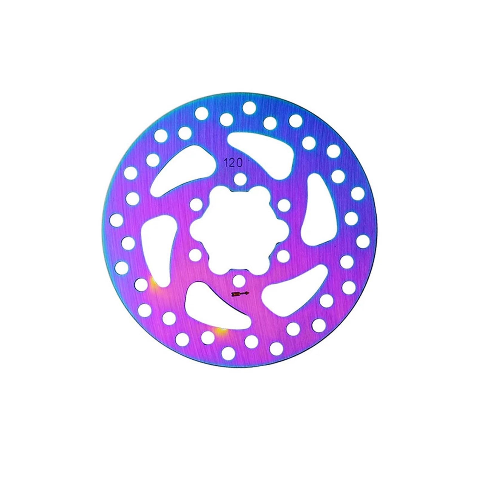 Disque de Frein Coloré VTT Frein à Disque Creux Rotor de vélo électrique 120/140/145/160/180mm Accessoires Scooter