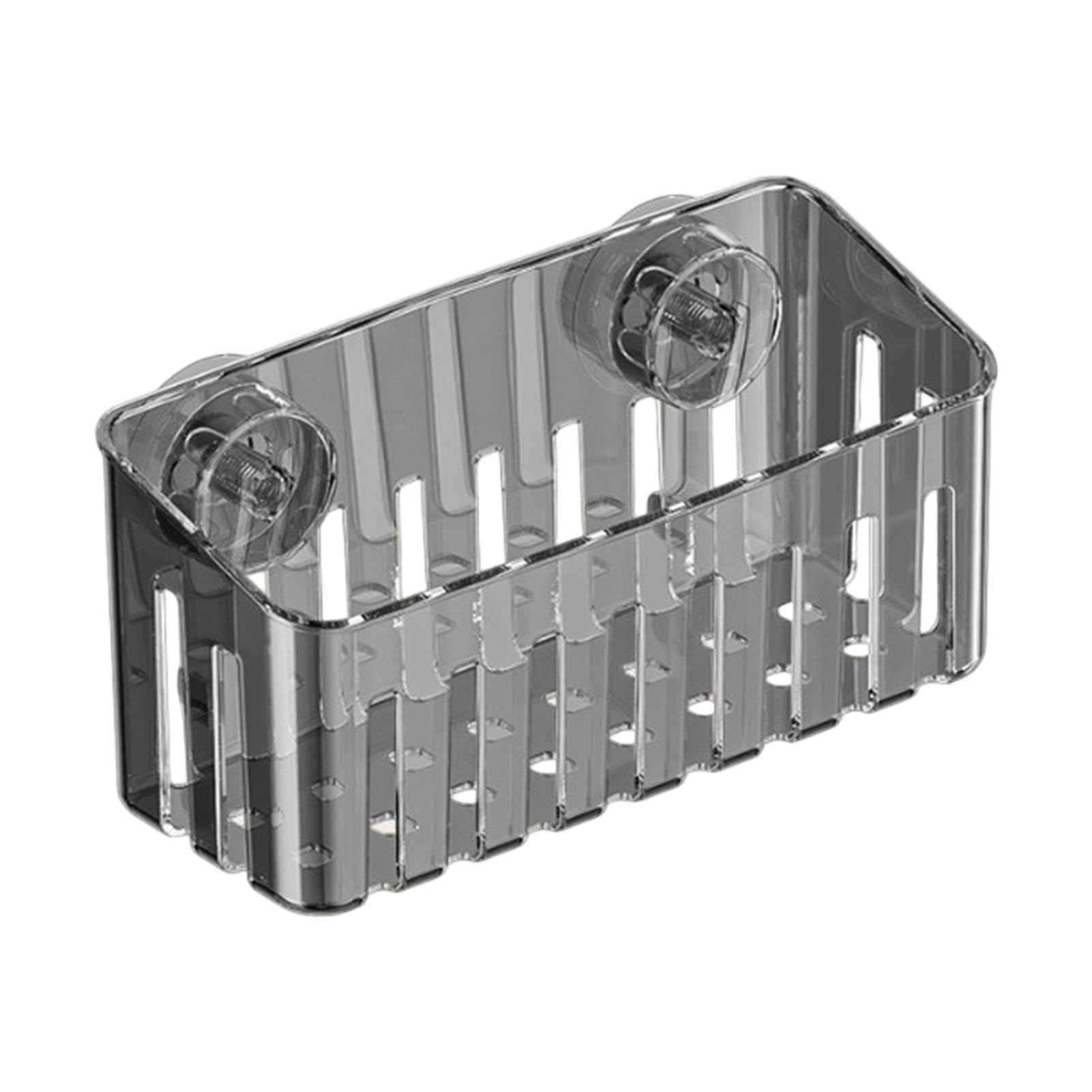 Glifora Suction Cup Sink Drain Rack - Quick Drain Hollow Design, Kitchen Sink Organiser for Sponges, Brushes and Soap
