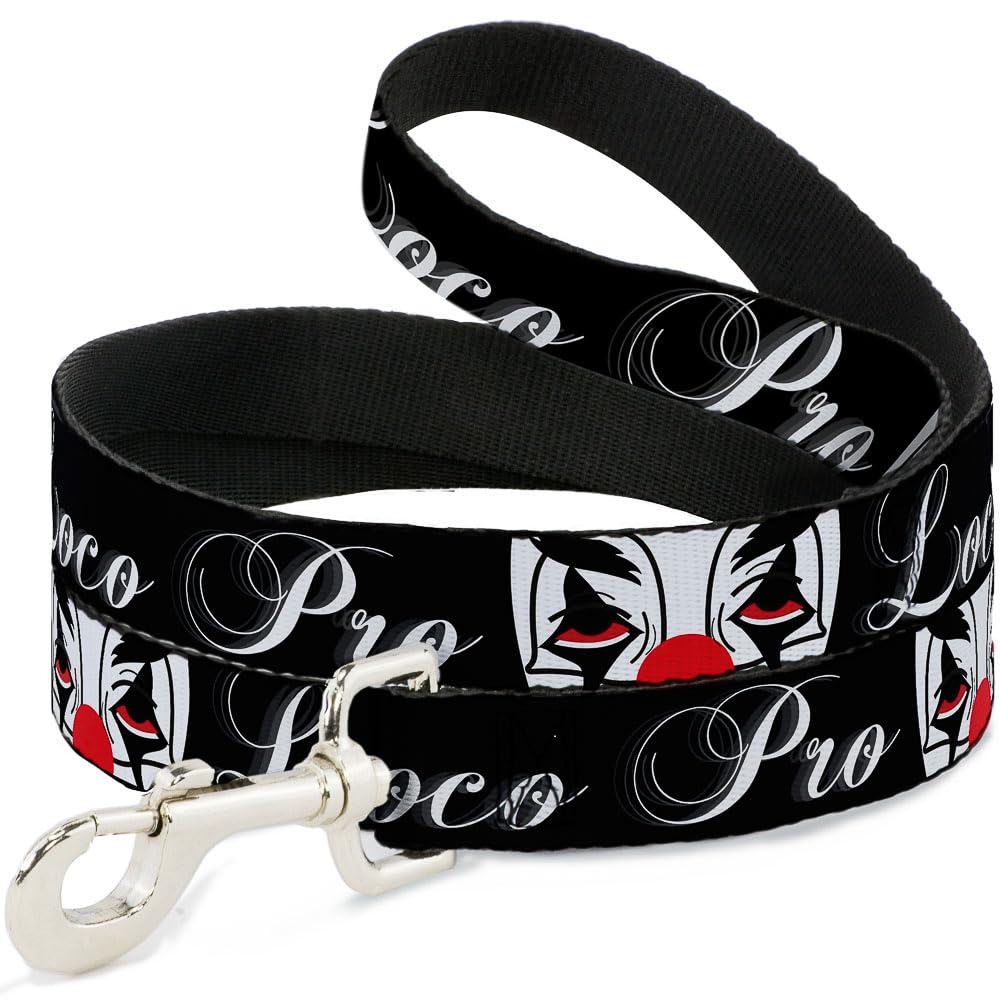 Laisse pour chien Buckle Down Loco Pro Clown idéale pour flâner en ville